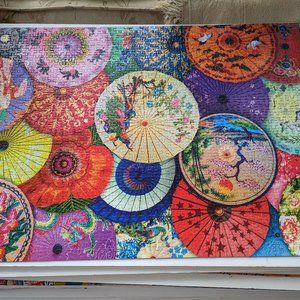 Asian parasols puzzle 18 1/4 x 24 1/4 inches $10.